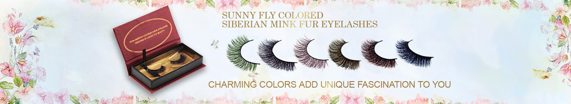 Kolorowe rzęsy syberyjskie Mink Fur MC28